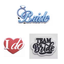 Load image into Gallery viewer, crocs wedding jibbitz charms for brides 
